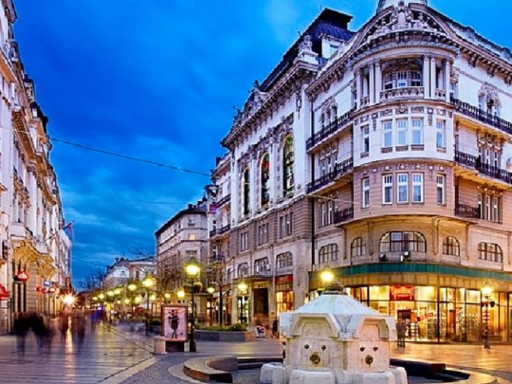 Centrul comercial din Belgrad